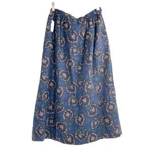 Vintage NWT Country Sophisticates by Pendleton Blue Paisley Midi Skirt Womens 10